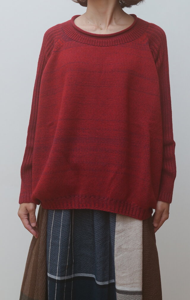 【NEW】PO knit もた wool90 cotton10の画像1枚目