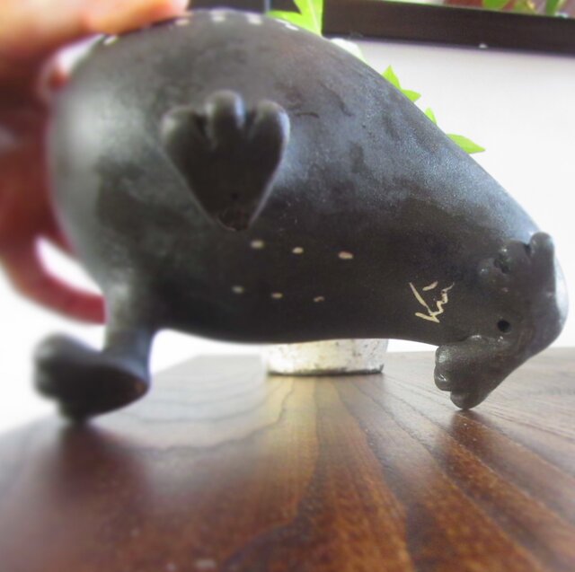 ライオン/黒（大）植木鉢 | iichi 日々の暮らしを心地よくする