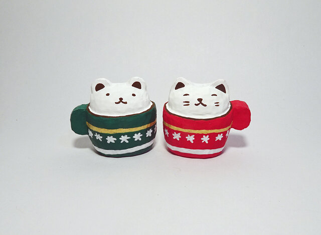 レジン ラテ猫 24/03 | iichi 日々の暮らしを心地よくするハンドメイド