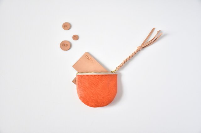 suzumeno pouch(orange)の画像1枚目