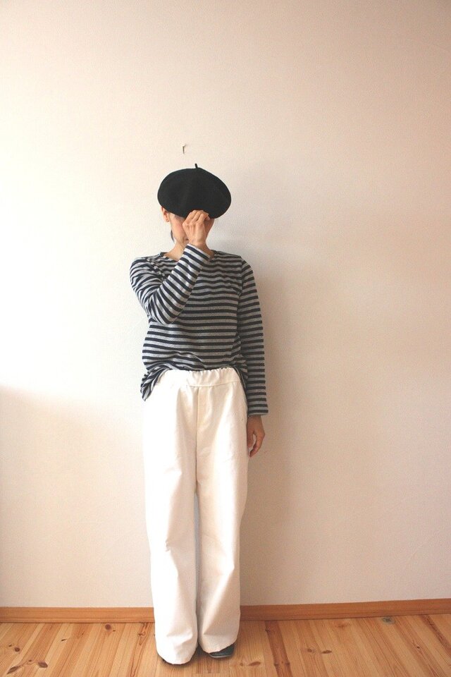 冬の大人のワイドマリンパンツ