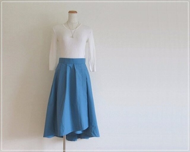 blue* フィッシュテールラップスカートの画像1枚目