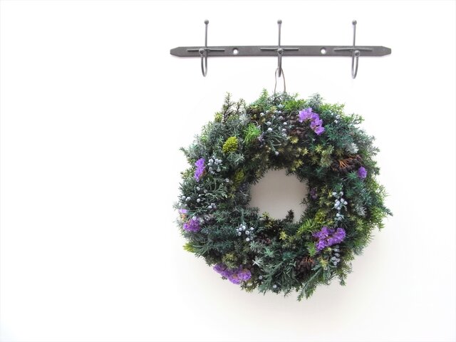 green wreath -lavender-の画像1枚目