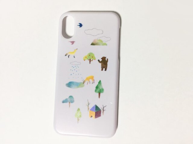 iphone6~X【里山の動物】スマホケースの画像1枚目