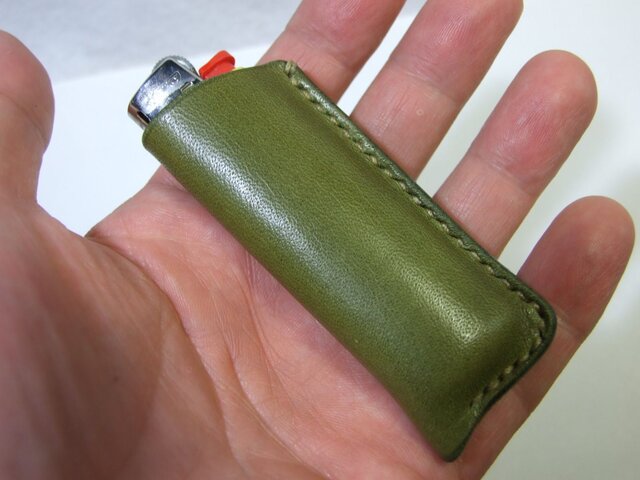BICスリムライター J23用ケース オリーブxベージュ | iichi 日々の