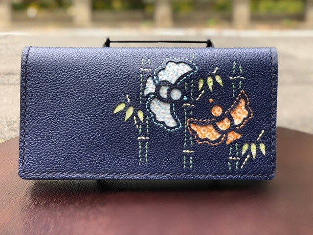 長財布 ふくらすずめ柄の画像1枚目