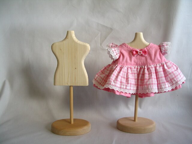 ぬいぐるみ うさぎ用白木のトルソー | iichi 日々の暮らしを心地よく