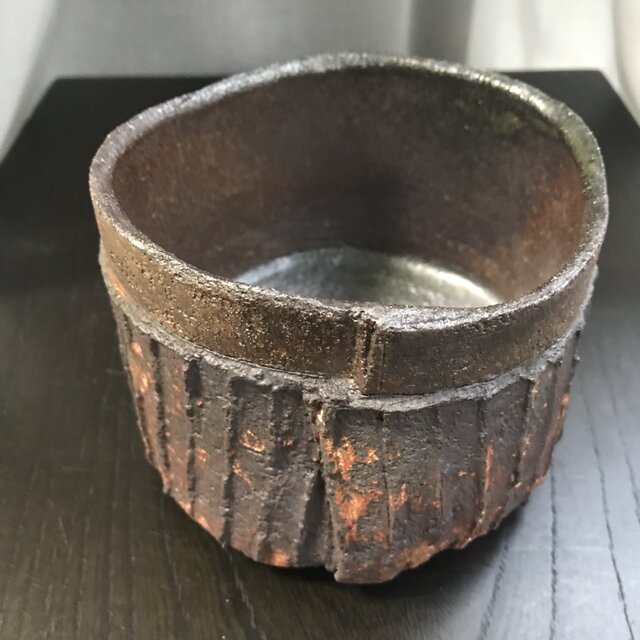 焼締「纏」茶碗の画像1枚目