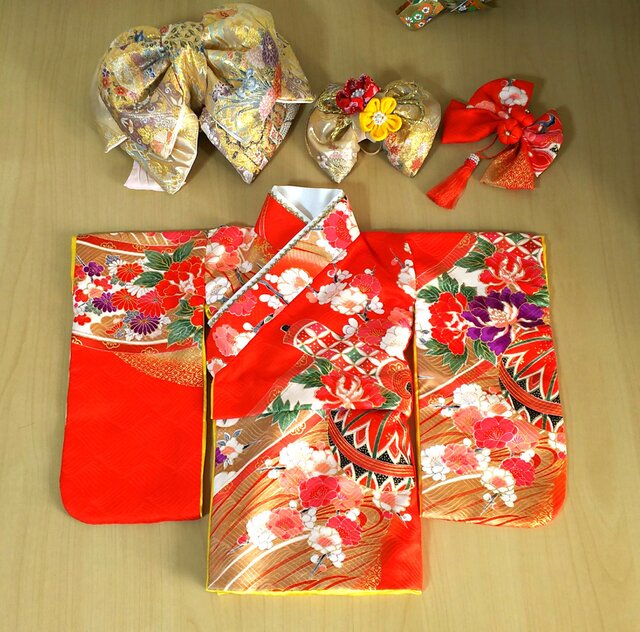 美品‼️豪華絢爛 振袖用 帯 包み紙あり くもっ