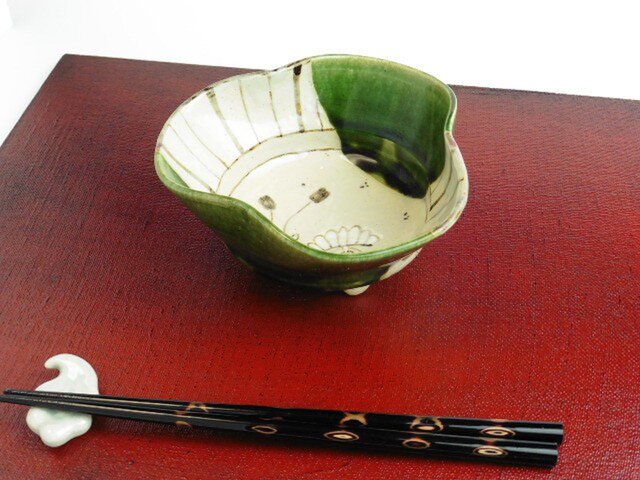 織部 洲浜向付の画像1枚目