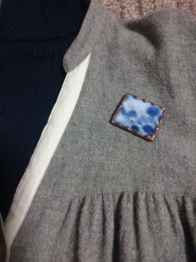 ステンドグラス ブローチ1の画像1枚目