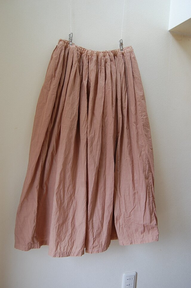 草木染めスカート-ヤマザクラ- 丈80cm　Sさまご注文分