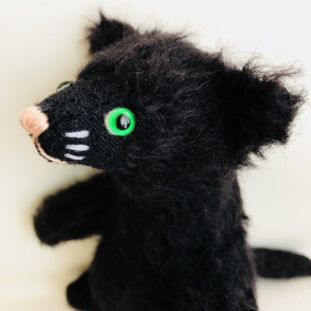 シャトン・トリュフ 子猫のぬいぐるみ ギフト X'mas ねこ クロネコ