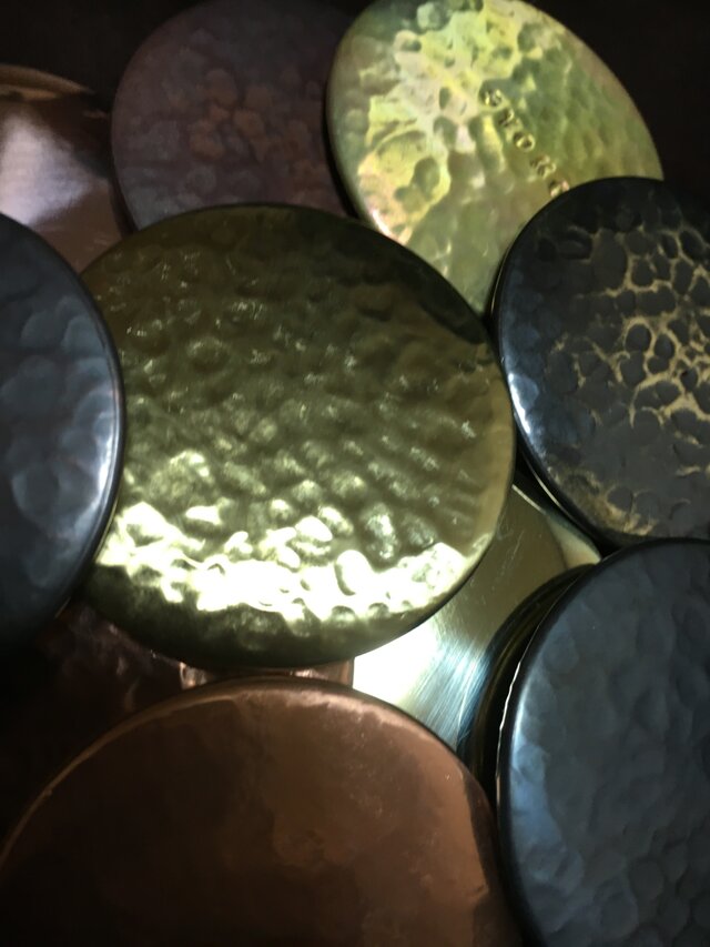銅 真鍮 缶バッジの画像1枚目