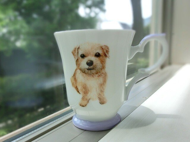 オーダーメイド 愛犬オリジナルマグカップ Iichi ハンドメイド クラフト作品 手仕事品の通販