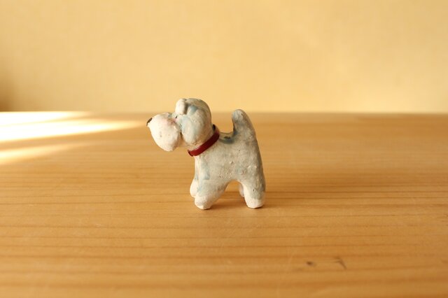 干支の陶犬。(ミニチュアシュナウザー)の画像1枚目