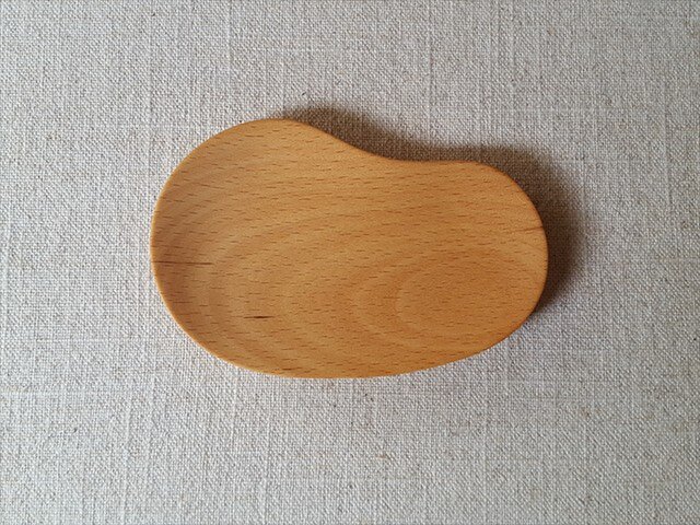 ブナのそら豆皿の画像1枚目