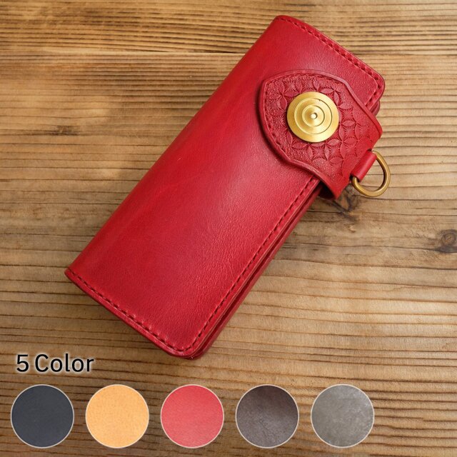 ロングウォレット（長財布）type3　／スタンダードカラー（イタリアトスカーナ産ベジタブルタンニンレザー）