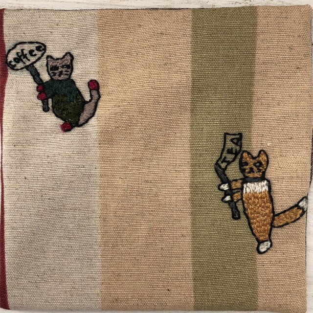 シックなねこさんフリーマットの画像1枚目