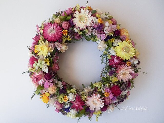atelier blugra八ヶ岳〜小花のWreath1の画像1枚目