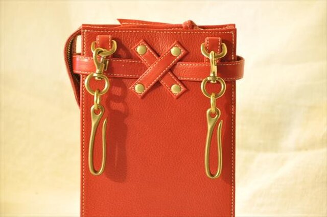 ショルダーバッグ 赤＜SX GU版＞ | iichi 日々の暮らしを心地よく