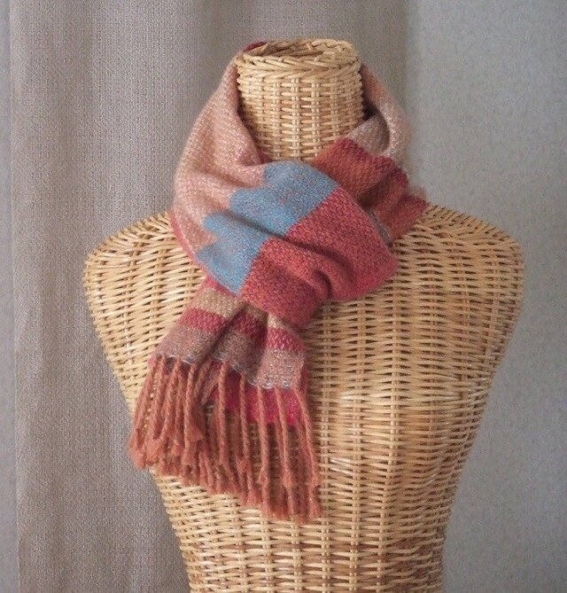 手織りカシミアマフラー・・エスニック | iichi 日々の暮らしを  