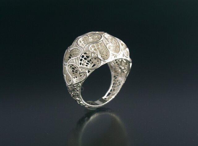 inGod jewels LoveRing 『セブンティーン ハート』シルバーの画像1枚目