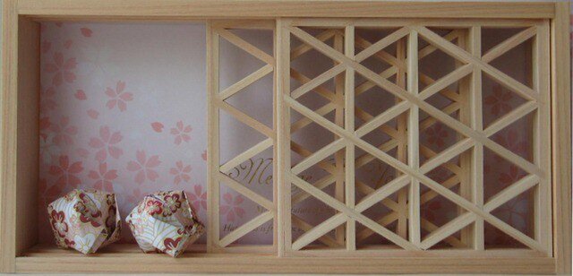 手作り組子細工 組子の小窓 三つ組手 Iichi ハンドメイド クラフト作品 手仕事品の通販