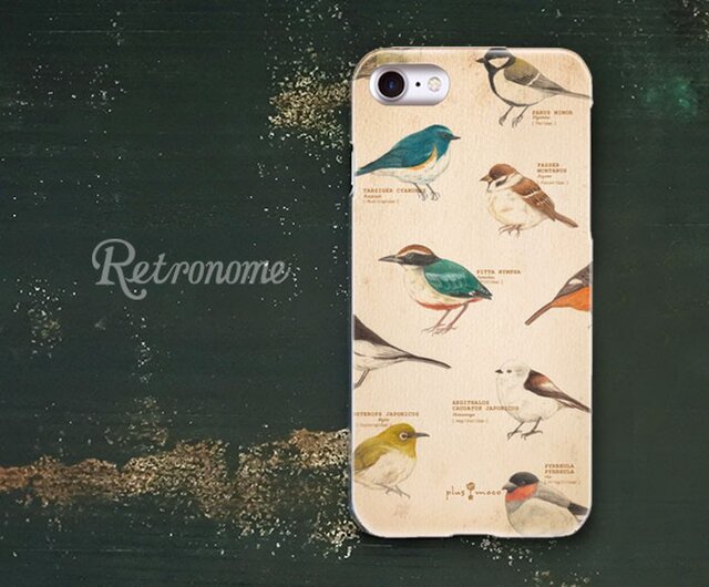 野鳥柄のiPhoneハードケースの画像1枚目