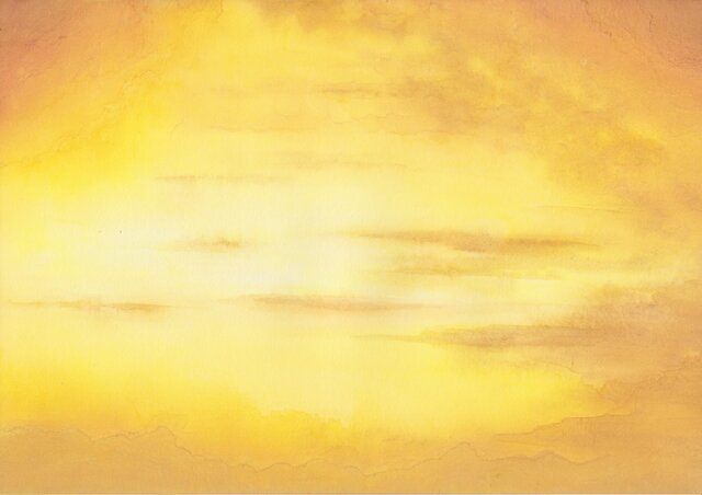 【原画】黄色い空(シート販売)の画像1枚目