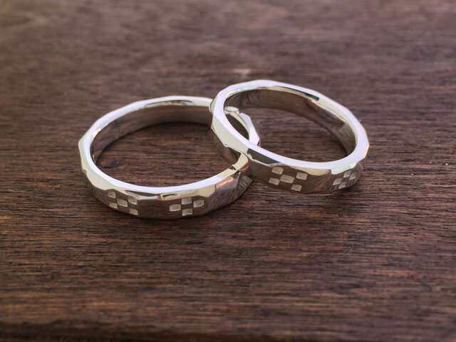 ちむがくる K18PG リング　ミンサー柄 ちむがくる K18PG リング ミンサー柄 ちむがくる K18PG リング