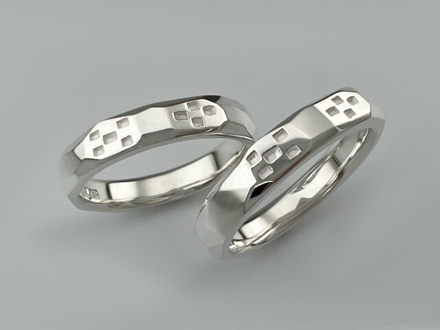 ミンサー指輪 - かたい絆 - 】ペア | iichi 日々の暮らしを心地よく