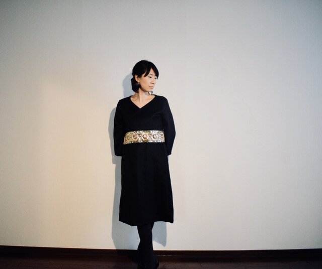 ウールOBIワンピース ②の画像1枚目