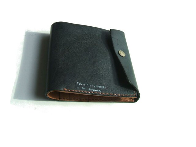half wallet 札入れ ブラック 黒の画像1枚目