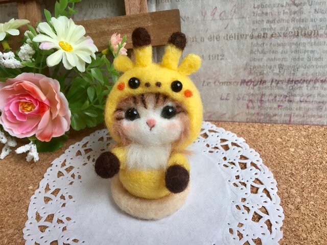 きりん 着ぐるみ にゃんこ 猫の画像1枚目