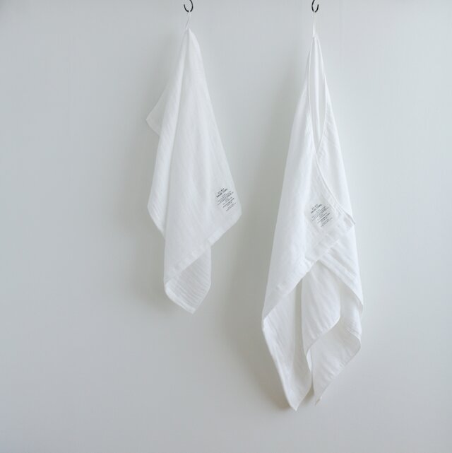 2.5-PLY GAUZE TOWEL バスタオル/L Whiteの画像1枚目