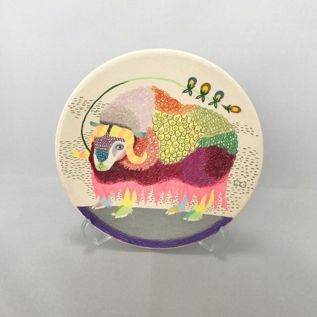 色鉛筆イラスト「Bison」の画像1枚目
