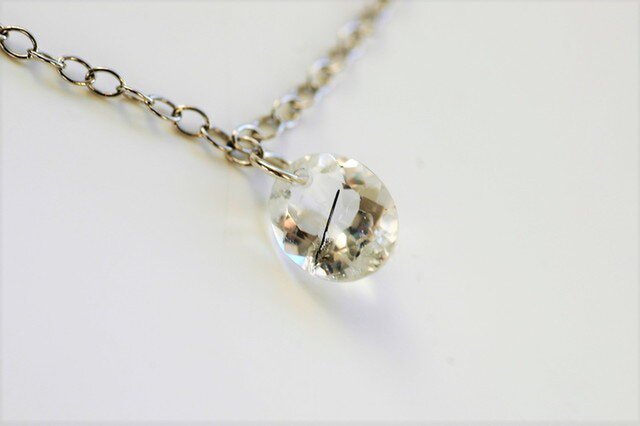 メンズトルマリンクォーツネックレス（オーバル） | iichi 日々の