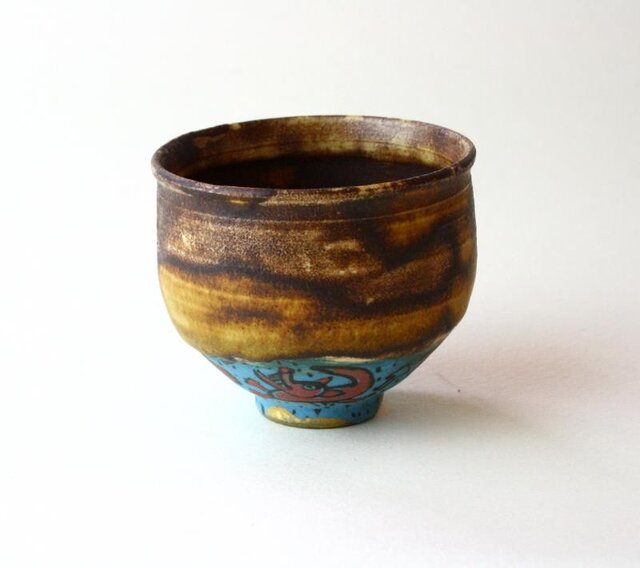 灰釉の小さい犬の器 / 陶芸 / 酒器 / 茶器 / ceramic / pottery japanの画像1枚目