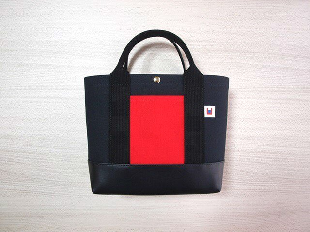 iroiro tote 「STANDARD」 BlkBLKRBlkの画像1枚目