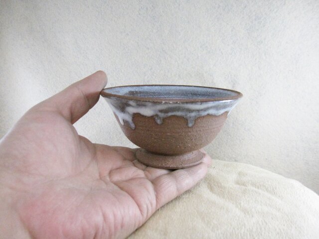 茶碗 皿 器 陶器 まとめ売り 陶器ご飯茶碗（小）赤土＋深い青【220518】 - ばたばお'S