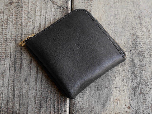 【All in One】 スクウェアウォレット (Black)の画像1枚目