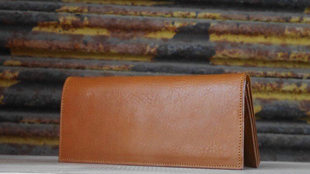 本革ロングウォレット(Light Brown)の画像1枚目