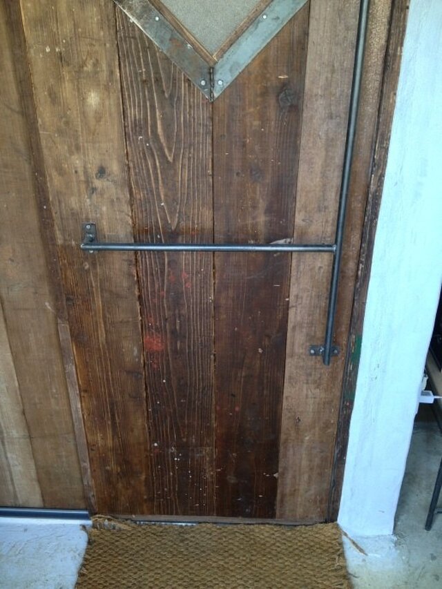 数量限定 AD-SQ ドア 木製ドア 古材 アイアンドアバー ドア ドアー 扉 