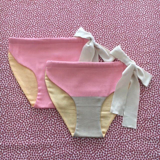 お得な2枚セット!コットンダブルガーゼのふわふわふんどしパンツ〈47〉の画像1枚目