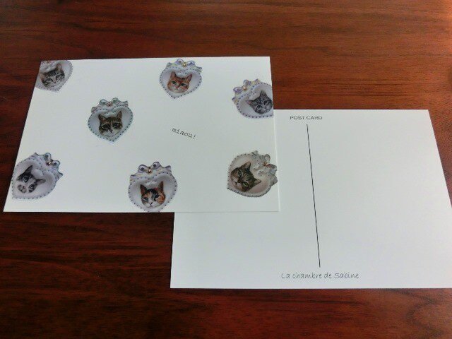 猫コラージュ3枚組の画像1枚目
