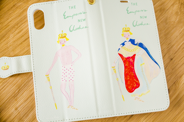 新作発売記念SALE♡【全機種対応】「The Emperor's New Clothes」手帳型スマホケースの画像1枚目