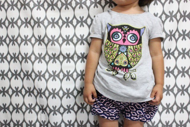 てぬぐい仕立て かぼちゃパンツ 90サイズの画像1枚目