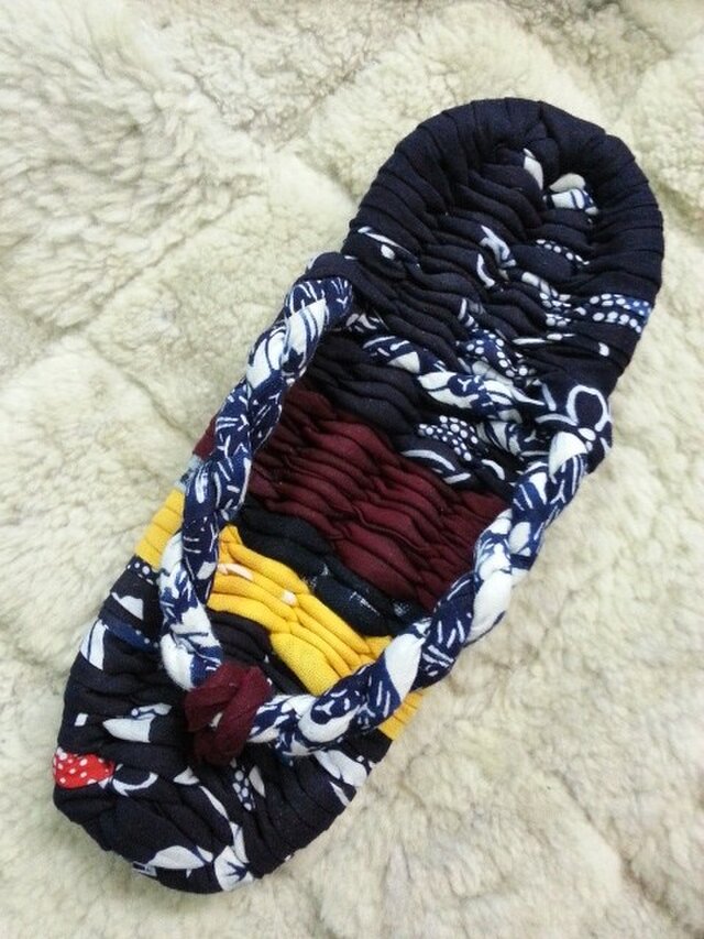 布ぞうり 24~25cmの画像1枚目