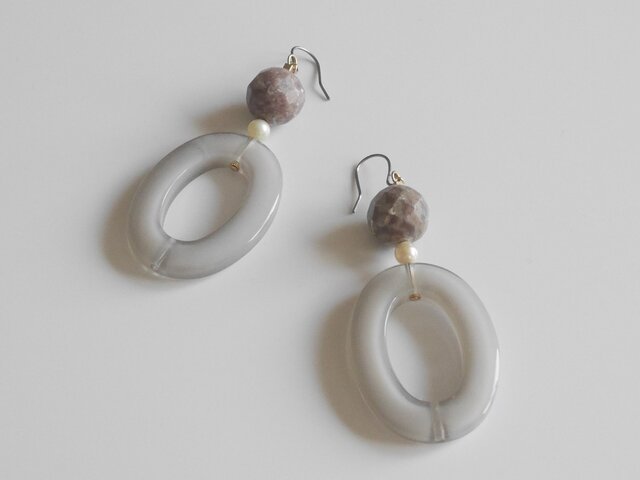 アクリルパーツピアス 3の画像1枚目